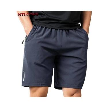 Imagem de Shorts de Corrida Masculino 3XL - Leve, Respirável e Secagem Rápida, M