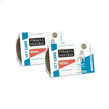 Imagem de Kit 2 Vet Care Fórmula Natural Renal Cães Ração úmida 270g medida:270g