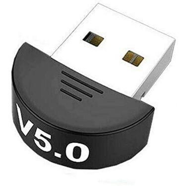 Imagem de Adaptador Bluetooth Bluetooth 5.0 dongle USB transmissor-receptor para áudio TV PC preto