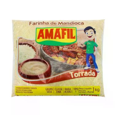 Imagem de Farinha de Mandioca Torrada Amafil 1kg