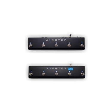 Imagem de XSONIC Airstep Combo Controlador Múltiplo Inteligente com MIDI, HID, 10 Pedais, 2 Entradas de Expressão, 300H de Uso, Suporta HX Stomp, Quad Cortex, DAW, Plugin, Youtube, Controlador Mãos Livres.