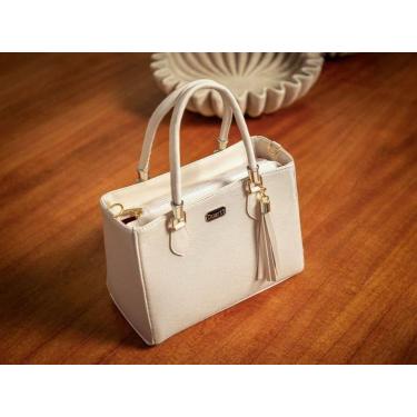 Imagem de Bolsas Femininas Media de Mão e Transversal - Duart's, Bege