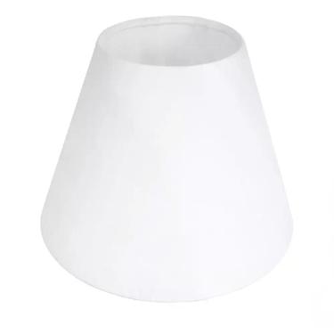 Imagem de Cúpula para Abajur luminaria 14x12x8cm Tecido Algodão Soquete Nacional