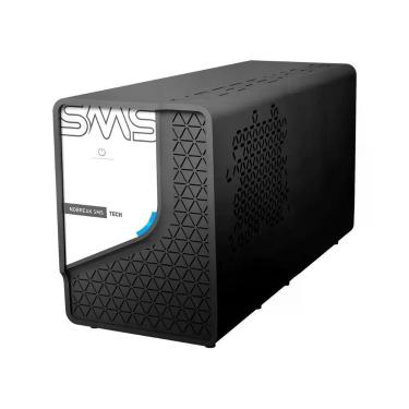 Imagem de Nobreak SMS Tech 800VA Bivolt 6 Níveis de Proteção 6 Tomadas NBR 14136 SMS