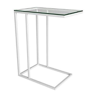 Imagem de Mesa Lateral Encaixe Elena Branca