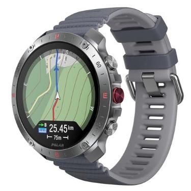 Imagem de Polar Grit X2 Pro Cinza - Relógio Premium com GPS, O melhor relógio outdoor com design robusto, Navegação com mapas offline, Rastreamento, Biossensoriamento, Tecnologia de FC para desempenho