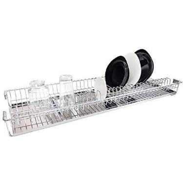 Imagem de Escorredor Pratos Embutir Fixo 97cm Bandeja Jomer Inox 3074