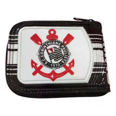 Imagem de Carteira Esportiva Zíper Porta Cartões Documentos Compacta 13x10 cm Di