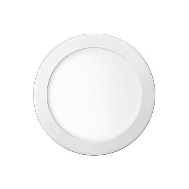 Imagem de Luminária LED 18w 2700k Elgin Redonda de Embutir Bivolt Luz Amarela Quente