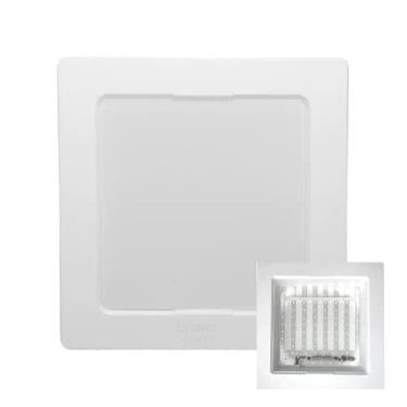 Imagem de Painel Com Placa de Led Taschibra 12W Lys Quadrado Embutir Bivolt 4000K Neutro Suave