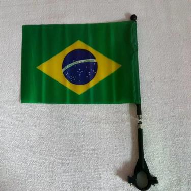 Imagem de Bandeiras Brasil Para Bicicleta 2 Peças