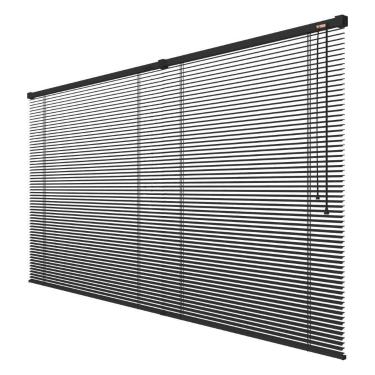 Imagem de Persiana de PVC Horizontal 180x160cm - Cinza - Nagano