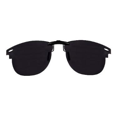Imagem de Óculos de sol polarizados CLIP-ON para Ray-Ban Clubmaster RB3016 (RX3016) 51X21, Preto, 51 X 21mm