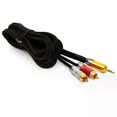 Imagem de Cabo P2 Para 2 Rca - Profissional - Diamond, 1 Metro