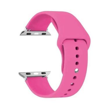 Imagem de Pulseira De Silicone Para Apple Watch 44mm 45mm 40mm 41mm 42-38mm, Bra
