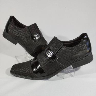 Imagem de Sapato Calvest Social De Couro Masculino 349002 (64613), Preto, 41