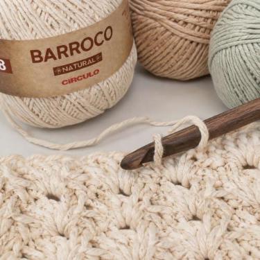 Imagem de Barbante Barroco Natural Círculo Nº6 700g / 791m (Fio 6-791m)