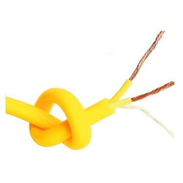 Imagem de Equipamentos de comunicação 2-core Wire Tendon Soft Cable 1.0 1.5 2.5 4 square Waterproof Anti-freeze Plug Wire 5 Meters Pure Copper 2 core Yellow Cable Fios e cabos(2core 1.0 mm2)