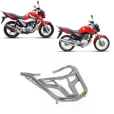 Imagem de Bagageiro Cg Titan 150 2014 2015 Curto Cromado Vision - MA Motos