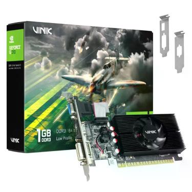 Imagem de Placa de Vídeo Geforce G210 1GB DDR3 64 BIT Low Profile para Desktop Compacto Vinik