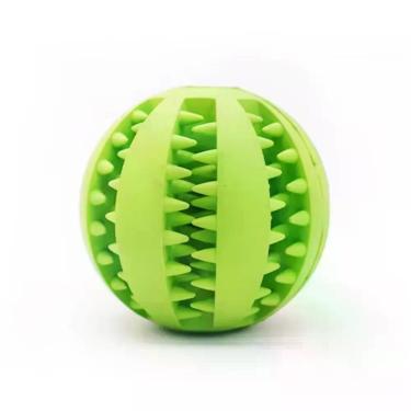 Imagem de Brinquedo Interativo para Cães com Dispensador de Petiscos, Bola Verde