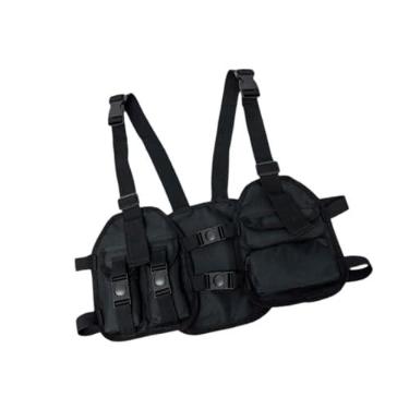 Imagem de YIJU Chest Rig Bag Chest Harness Front Pack Bolsa para Exercícios Homens Mochila Caminhadas