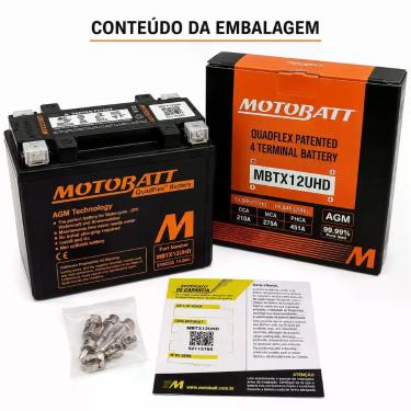 Imagem de Bateria Auxiliar Mercedes Benz = A 000 982 70 08 Mbtx12u Hd - Motobatt