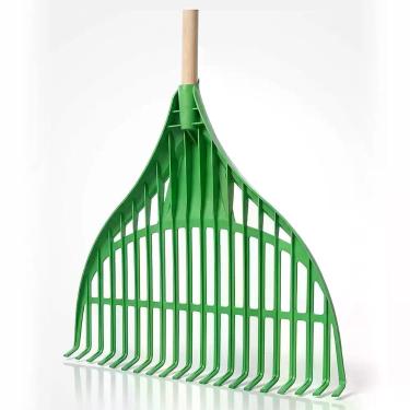Imagem de Vassoura para Jardim Alklin 20 Dentes Rastelo para Folhas Gramados e Q
