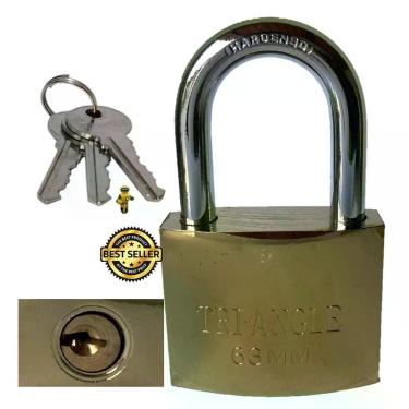 Imagem de Cadeado TrianGle 63mm Pioneiro em  Segurança Proteção Antifurto