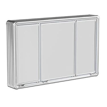 Imagem de Armario Banheiro Astra Perfil de Aluminio 73X45X11.3 Cm Lbp14/S