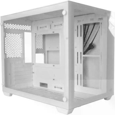 Imagem de Gabinete Gamer Aerocool Dryft Branco Lateral Vidro [f002]