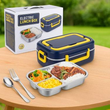 Imagem de Marmita Elétrica Aquecedor Bivolt Almoço Recipiente - Relet