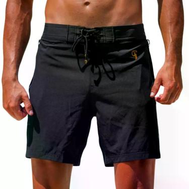 Imagem de Shorts de natação Tucann com bolso com zíper de 18 cm e elasticidade 4