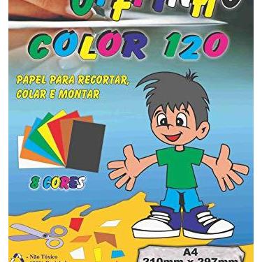 Imagem de Bloco para Educação Artística, Off Paper 75, Multicor