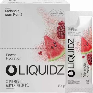 Imagem de Repositor de Eletrólitos Liquidz - (14 sachês x 6g) - Sabor: Melancia 