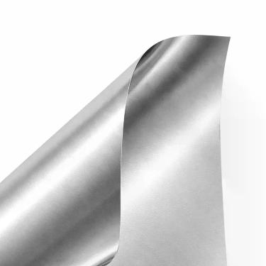 Imagem de Papel Laminado Prata Dupla Face A4 250g Masterprint Lamicote Prateado 