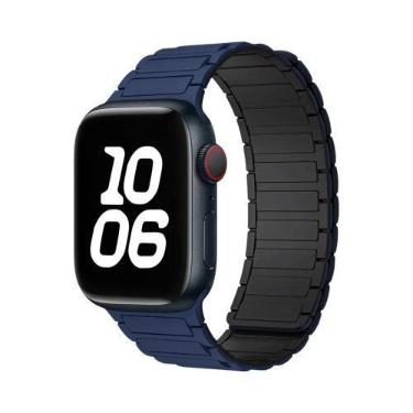 Imagem de Pulseira Magnética De Silicone De 49mm 46mm 42mm 40mm 41mm 44mm 45mm P
