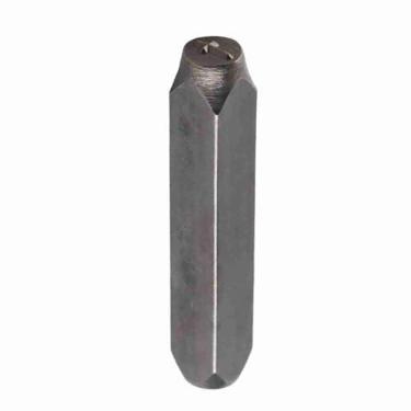 Imagem de Carimbo de selo de metal de aço Carimbo de punção de letra de letra em forma de aço para personalizar itens de madeira de plástico de metal de couro 6mm 6mm (Forma cruzada)
