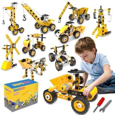 Imagem de Brastoy Blocos De Construção Conjunto De Aprendizagem Brinquedos STEM Infantil (100 Peças)