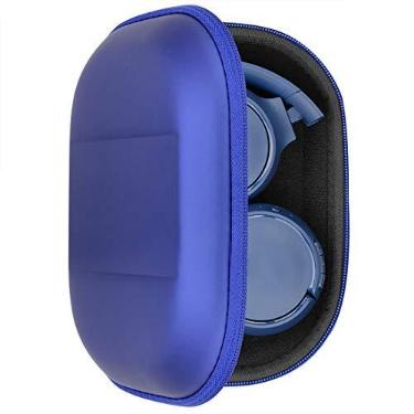 Imagem de Geekria Capa protetora para fones de ouvido compatível com JBL Tune 510BT, Tune 660NC, Tune 560BT, Tune 500BT, Jr 310BT, bolsa de transporte rígida de substituição com armazenamento de cabo (azul)