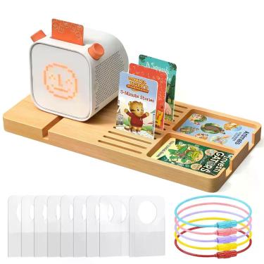 Imagem de Suporte de madeira para cartões RIBOTS para Yoto Player 3ª geração