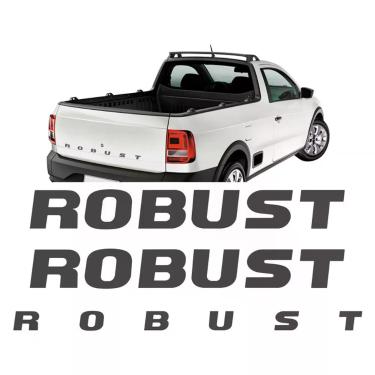 Imagem de Adesivo Robust Tampa Traseira Saveiro Grafite Grafite