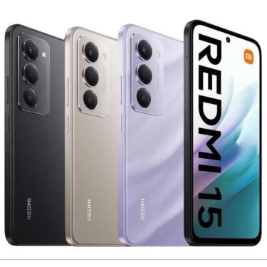 Imagem de Celular Redmi15 256GB 8GB RAM Dual SIM Tela Grande 6.79" Grey - Lacrad