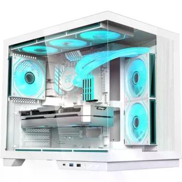 Imagem de Gabinete Gamer Fortrek Clarity Max Branco