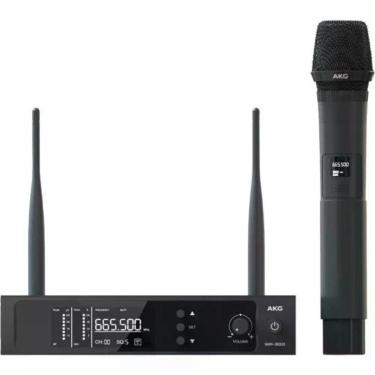 Imagem de Microfone Dinâmico sem Fio WP 300 Vocal com Sistema True Diversity e Full Scan Automático Preto AKG