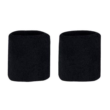 Imagem de 2 Munhequeiras Esportivas Algodão 8 Cm Envio Express - Estilo Boleiro,