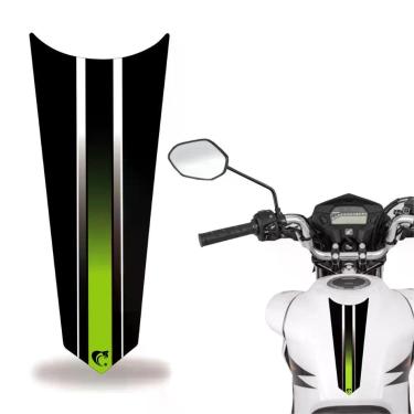 Imagem de Adesivo Faixa Gravata Tanque Moto Listra Verde