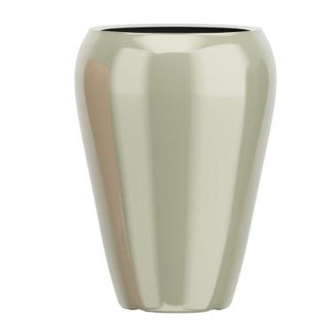 Imagem de Vaso Vietnamita Fibra De Vidro Decoração Tóquio 74cm Grande (Champagne)