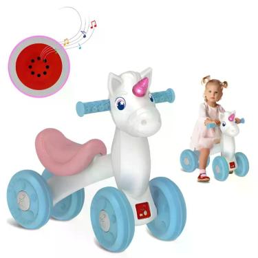 Imagem de Baby Bike de Equilíbrio Infantil Baby Bike Equilibrio Unicornio para Primeiros Passos com Estabilidade Brinquedos
