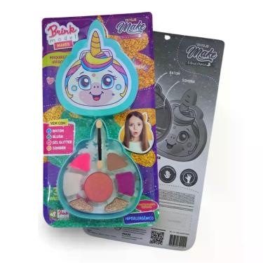 Imagem de Estojo De Maquiagem Infantil Unicórnio - Brink Model